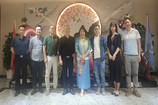 江门国家高新区领导莅临mk恩波利足球俱乐部参观调研