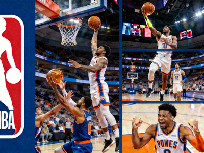 美国职业篮球联赛NBA标志及比赛精彩瞬间合集